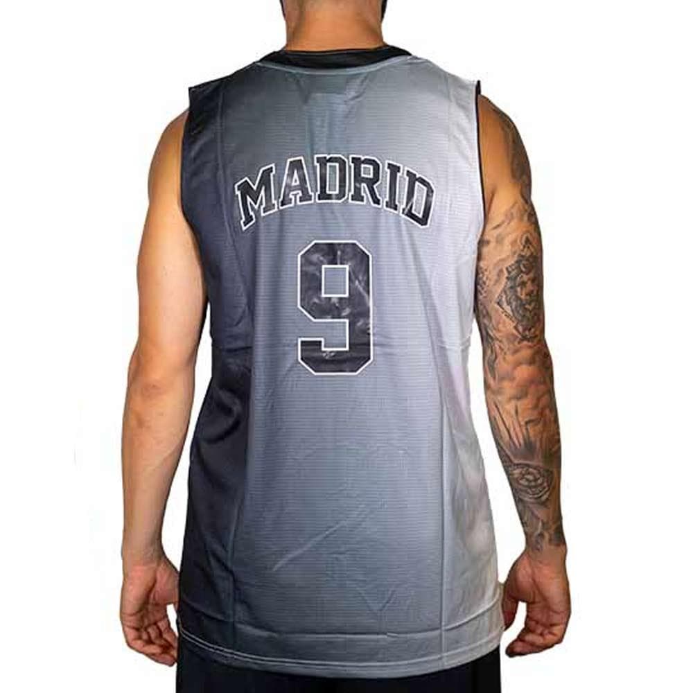 Madrid 9 Maillot de basket Gris Homme Sport Zone 2