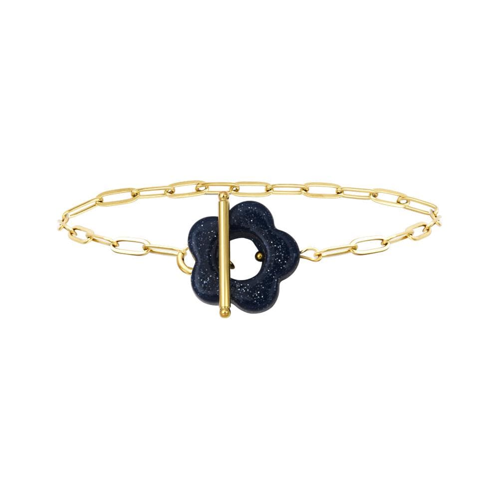 Bracelet Doré/Marine Femme Clio Blue PKBR0111 1