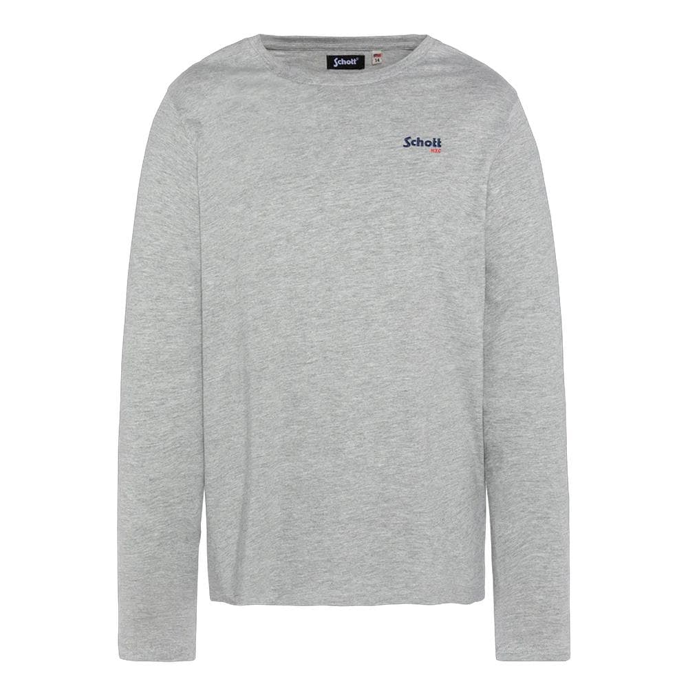 T-shirt Gris Homme Schott BRODEDML 1