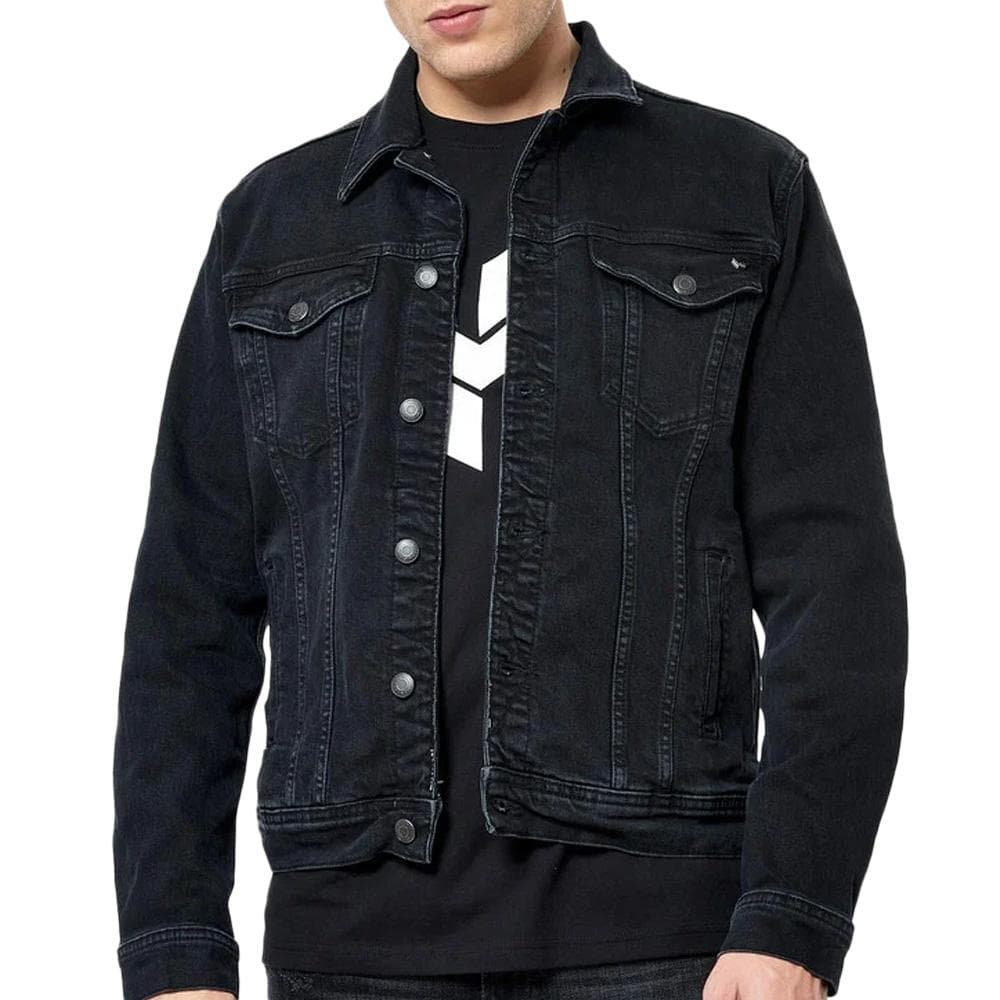 Veste en Jean Noir Homme Kaporal BLUNT 1