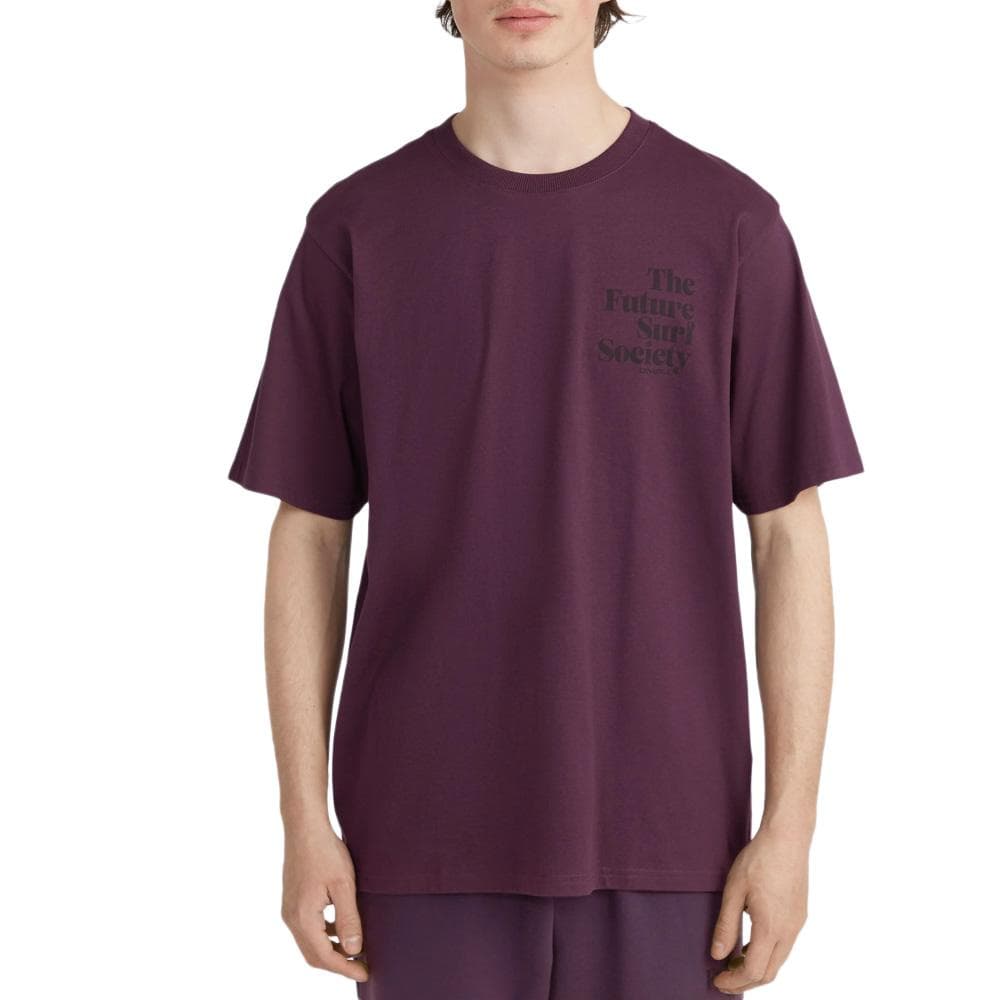T-Shirt Bordeaux Homme O'Neill The Future Surf Society 1