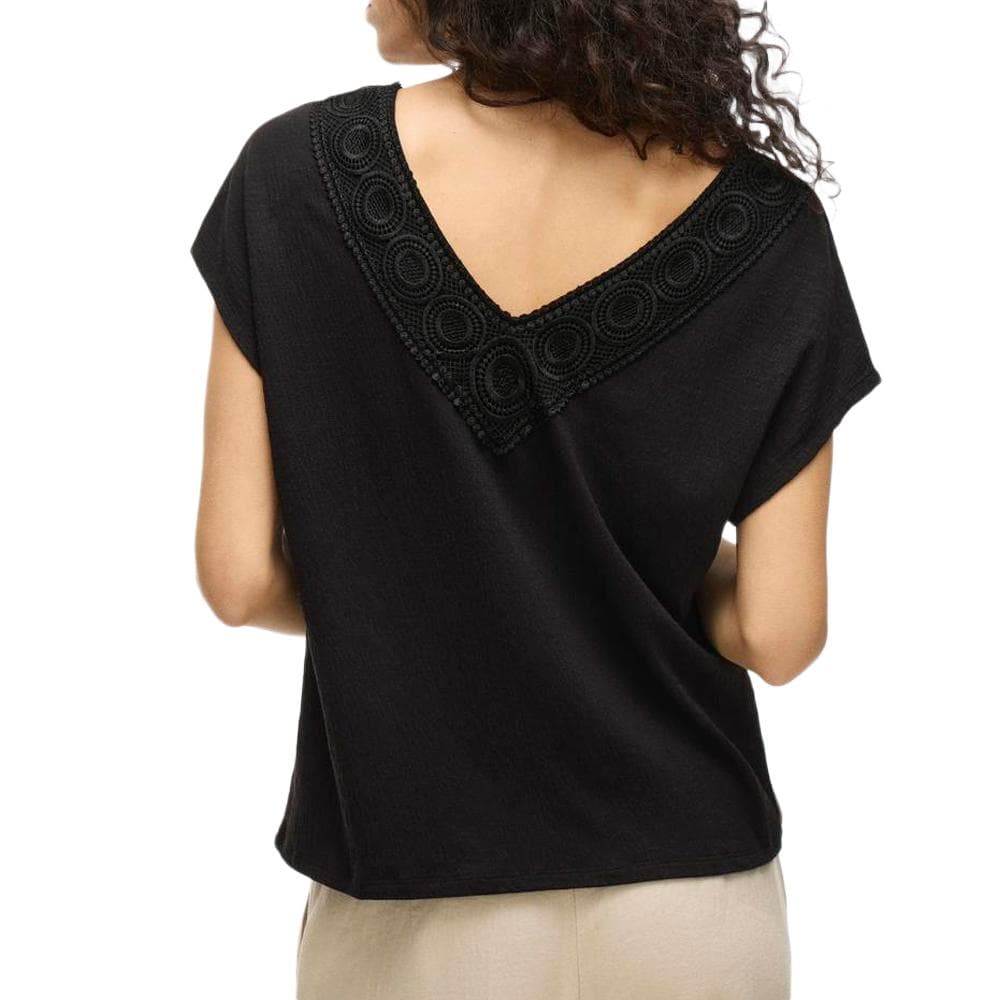 T-Shirt Noir Femme Vila Visyma 2