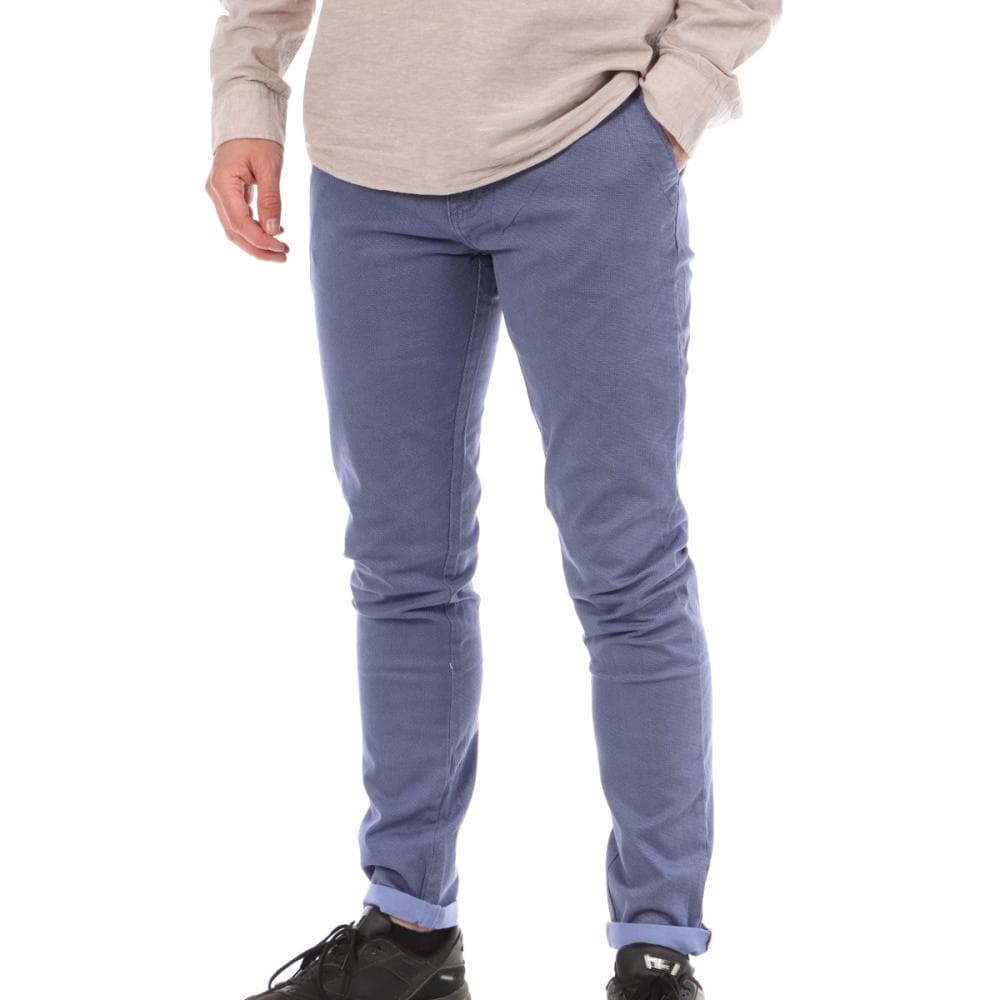 Chino Bleu Homme La Maison Blaggio Tamar 1
