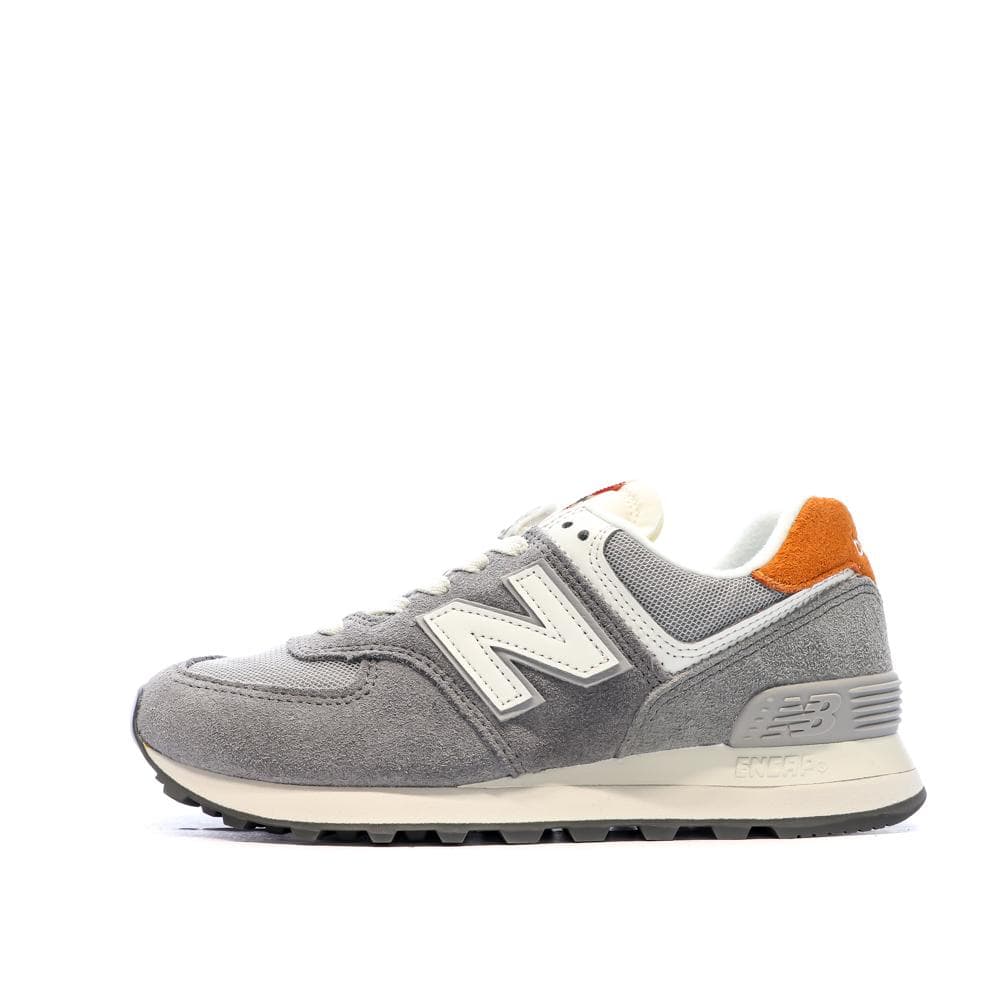 ML574 Baskets Gris/Orange Garçon New Balance 7