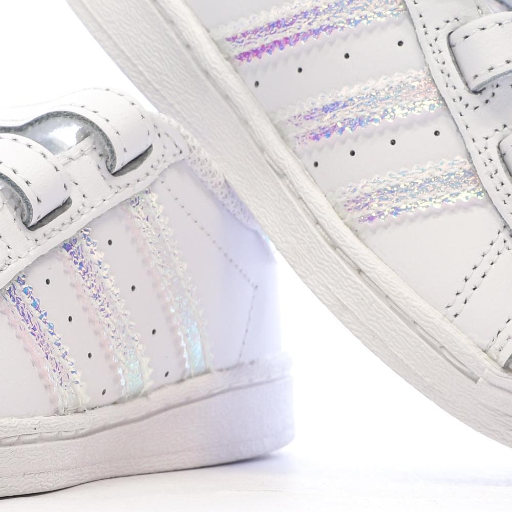 Basket Blanches Fille Adidas SUPERSTAR CF I 7