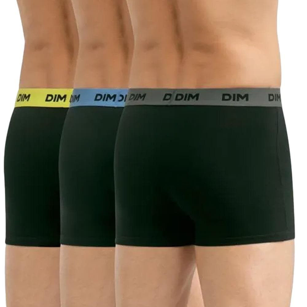 X3 Boxers Noir Homme Dim Mix & Colors - Taille 2