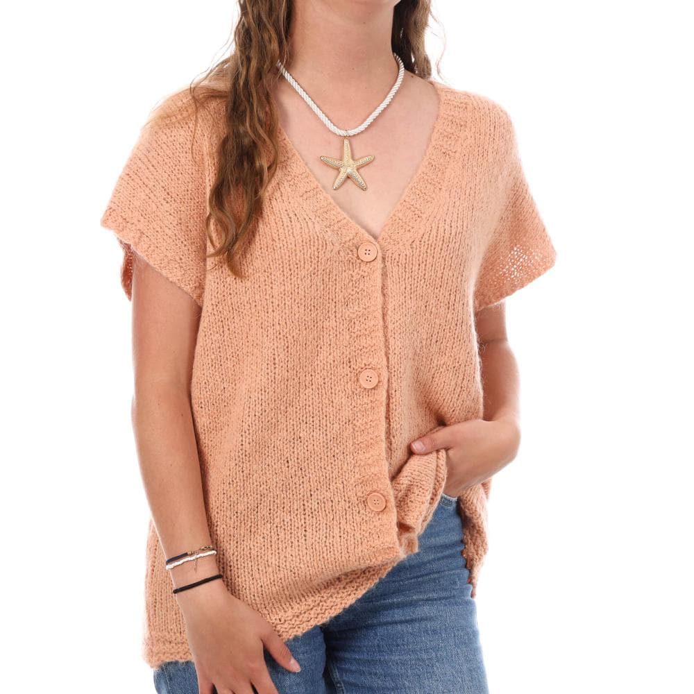 Gilet Rose Femme Teddy Smith Laurie 1