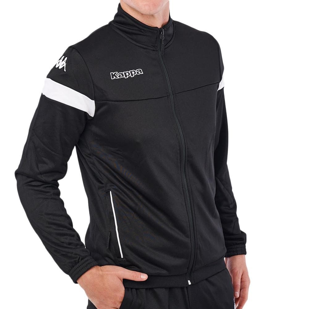 Sweat Noir/Blanc Homme Kappa Vacone 1