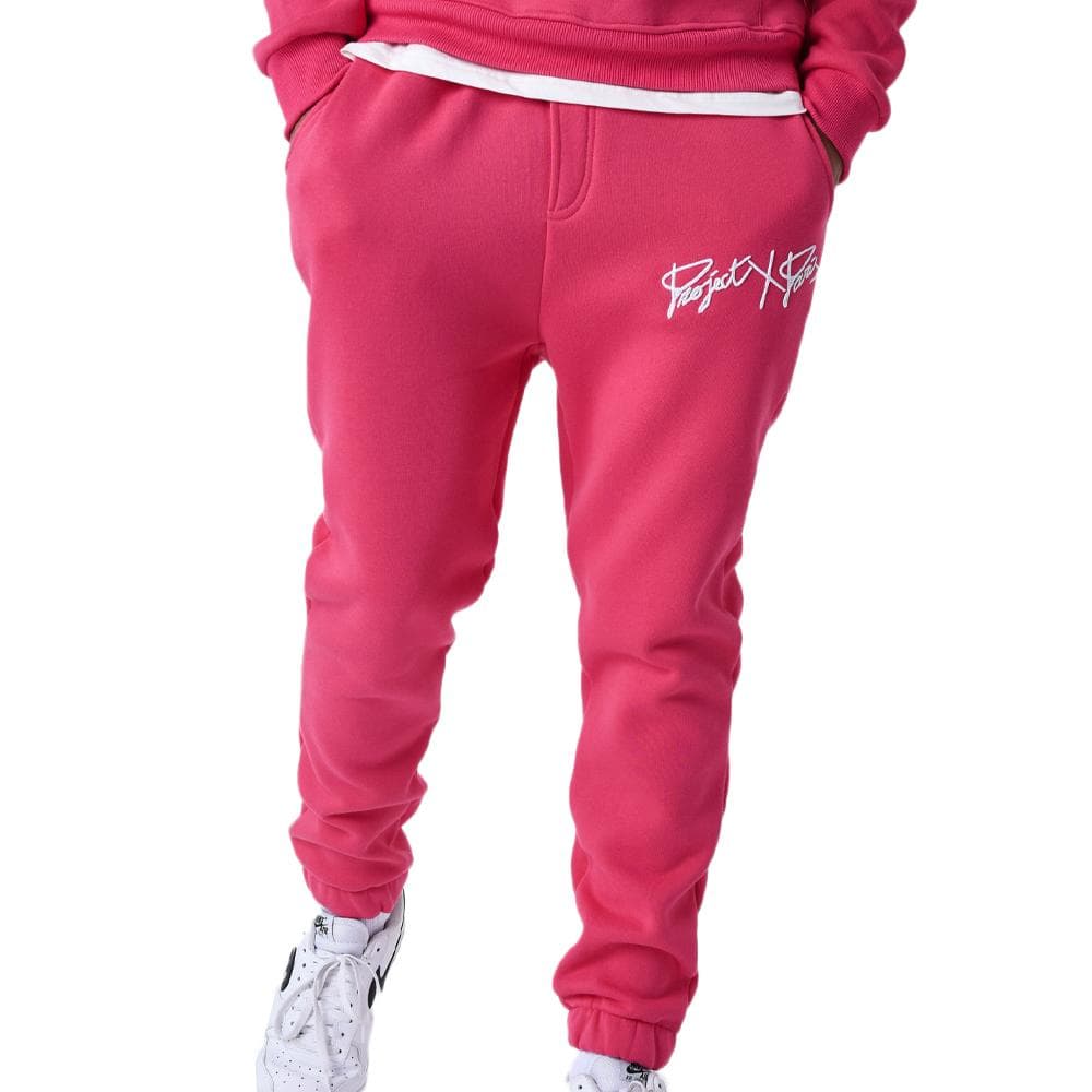 Jogging Rose Fluo Homme Project X Paris Basic 1