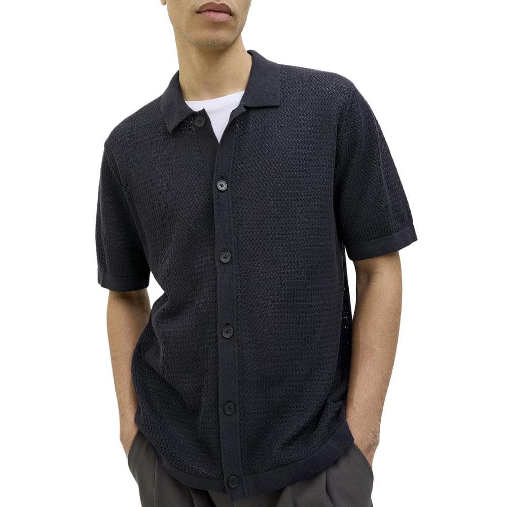 Polo Noir Homme Jack & Jones Laarto 1