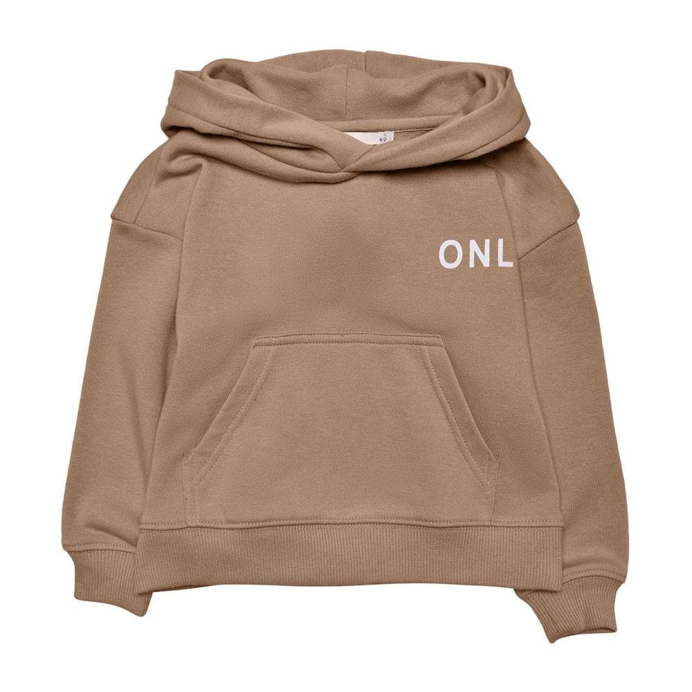 Sweat à Capuche Marron Fille KIDS ONLY Small Logo 1