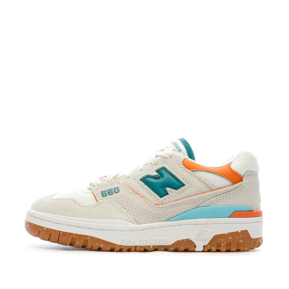 Baskets Beige/Orange Femme New Balance Bb550 1