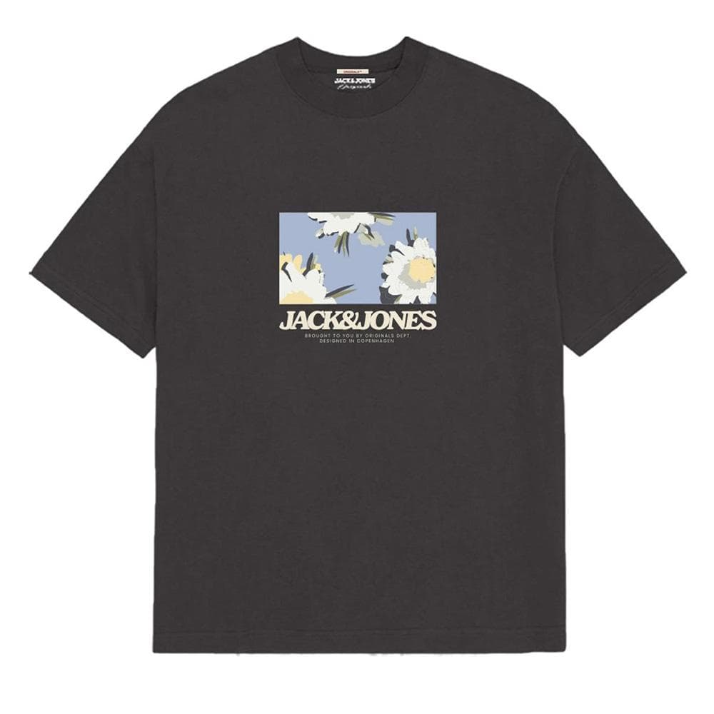 T-Shirt Noir Garçon Jack & Jones Tavira 1