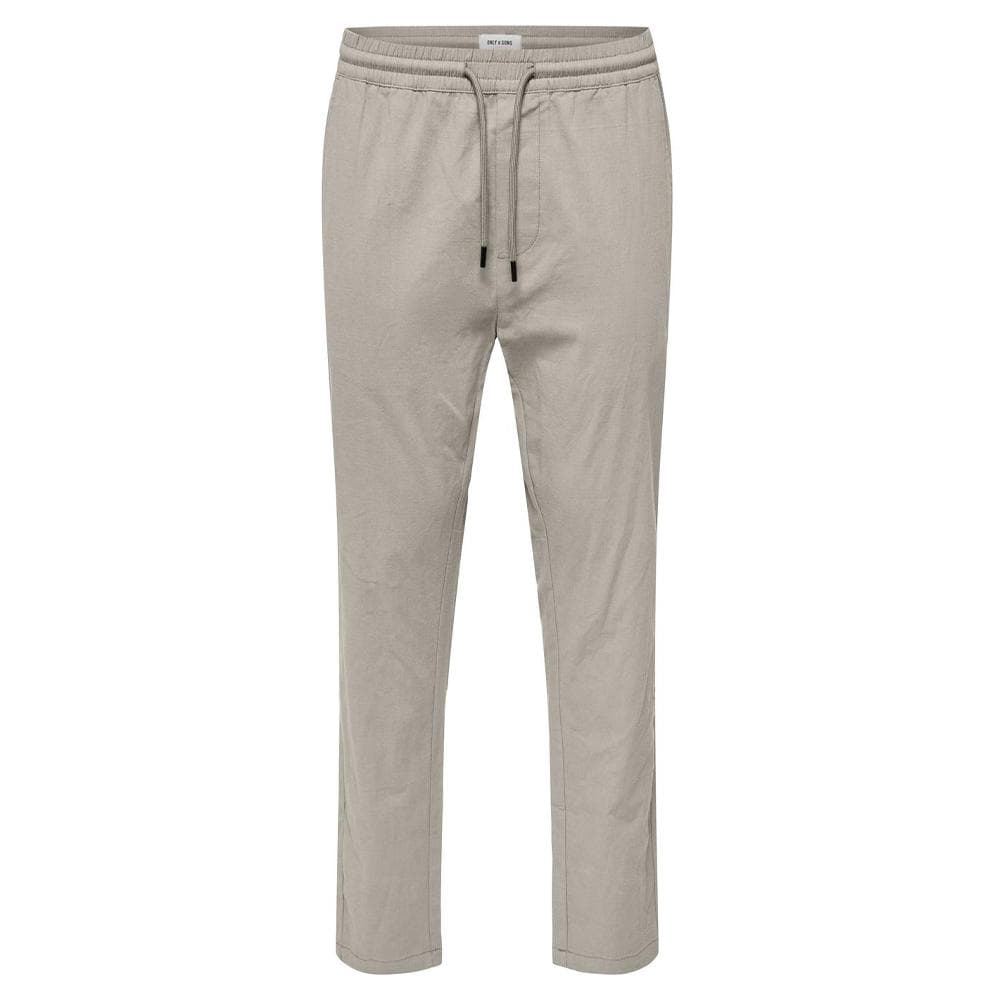 Pantalon fluide Beige Homme Only & Sons Capri 1