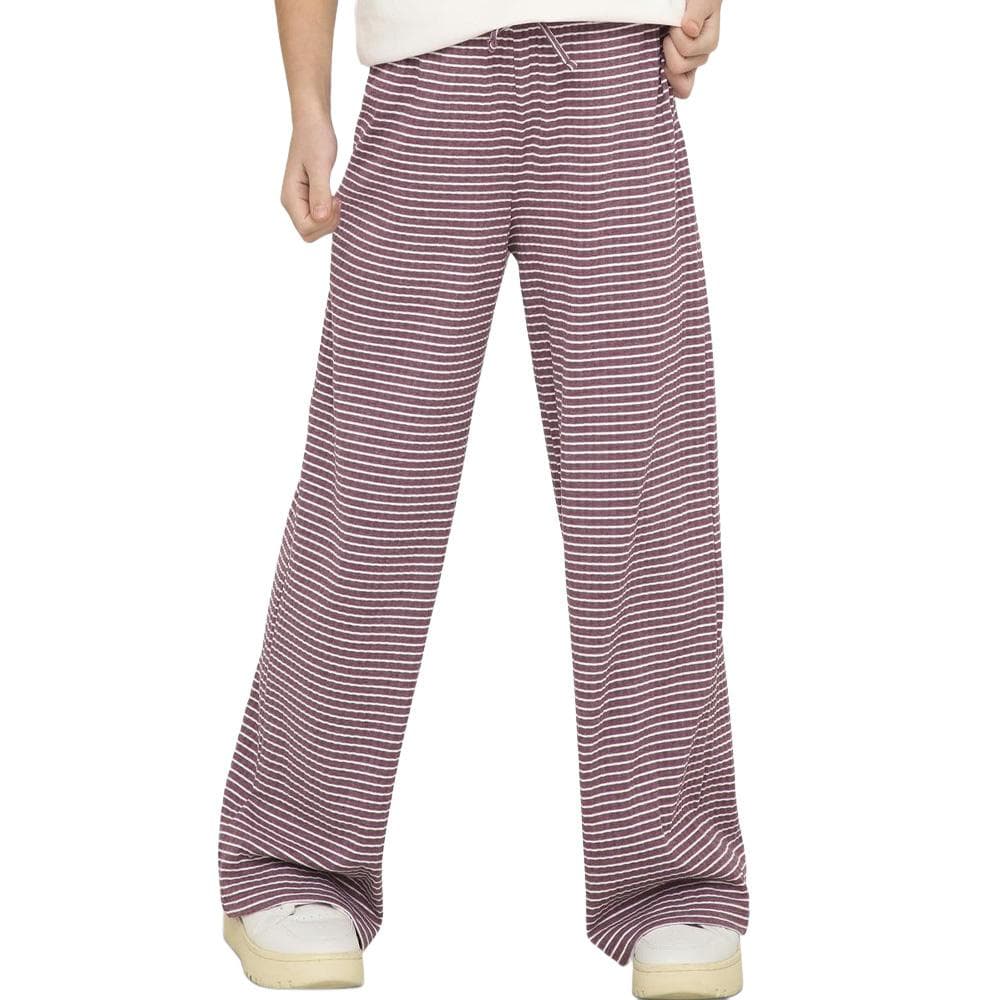 Pantalon fluide Rose/Blanche Fille Kids ONLY Kogpamia 1