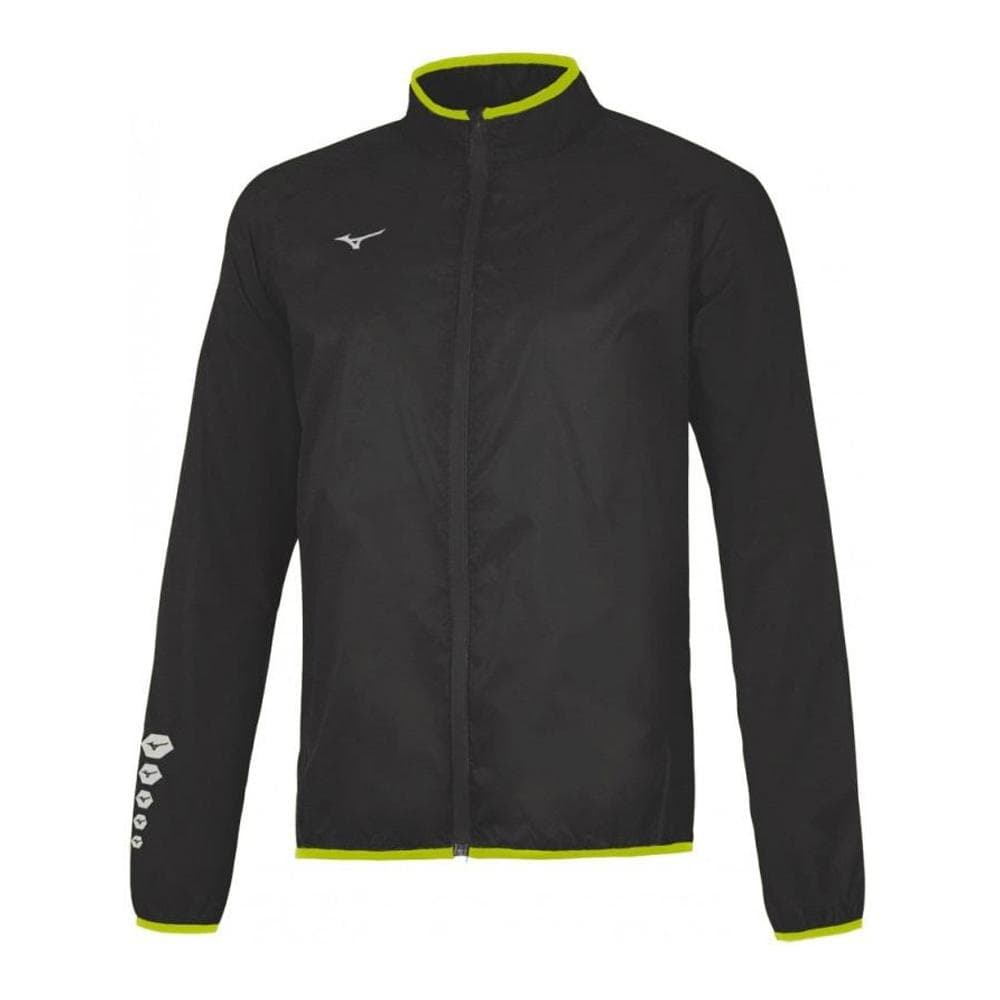 Veste Coupe-Vent Noir Homme Mizuno Team Rain 1