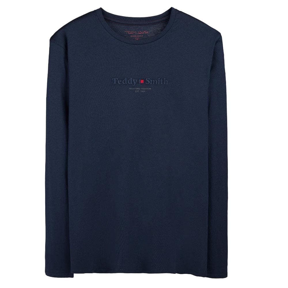 T-Shirt Manches Longues Marine Homme Teddy Smith Jim 1