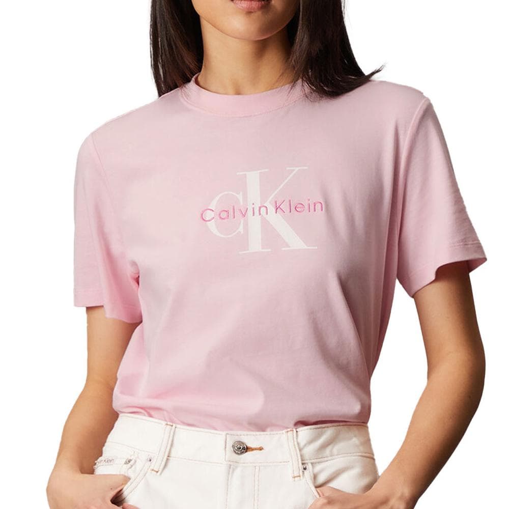 T-Shirt Rose Femme Calvin Klein Jeans Hero Classic 1