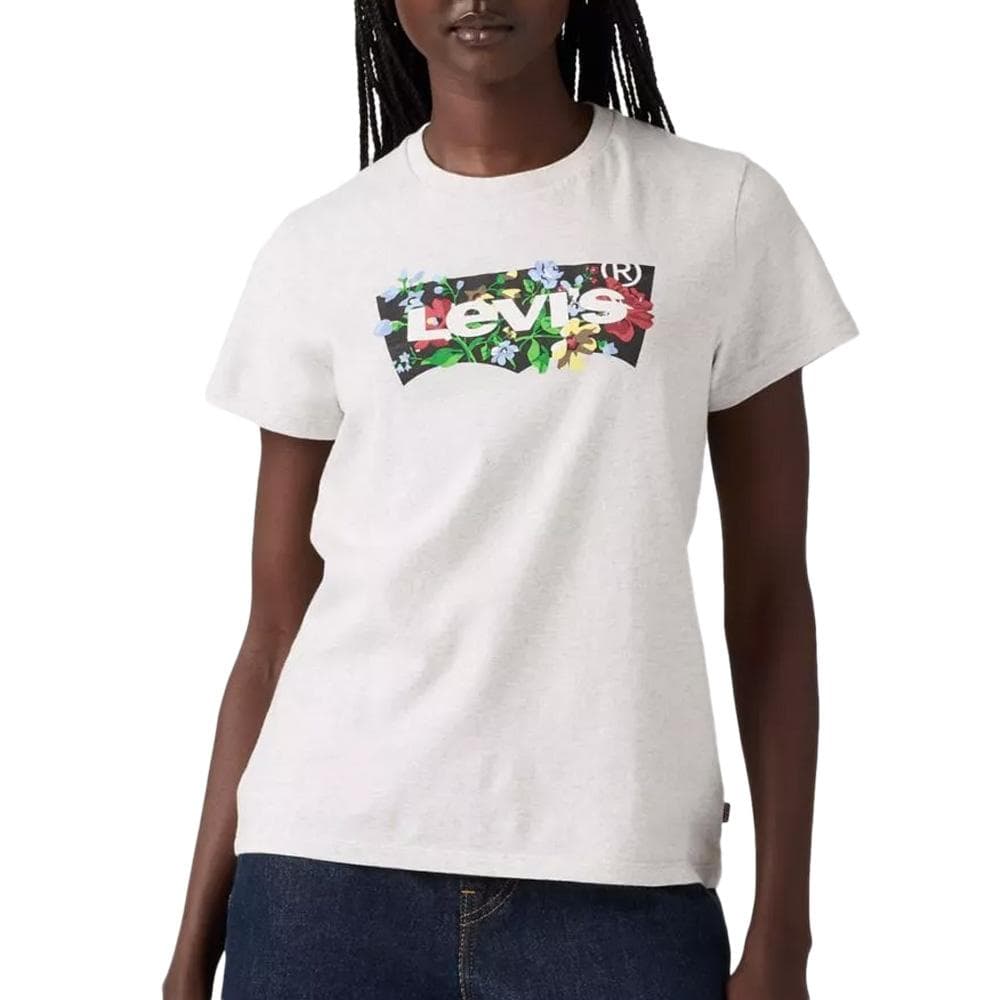 T-Shirt Gris Femme Levi's The Perfect 1