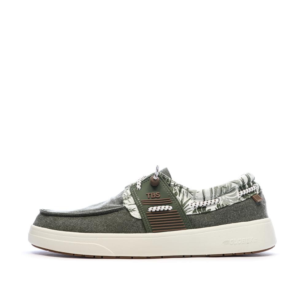 Chaussures Bateau Vertes Homme TBS Geo 1