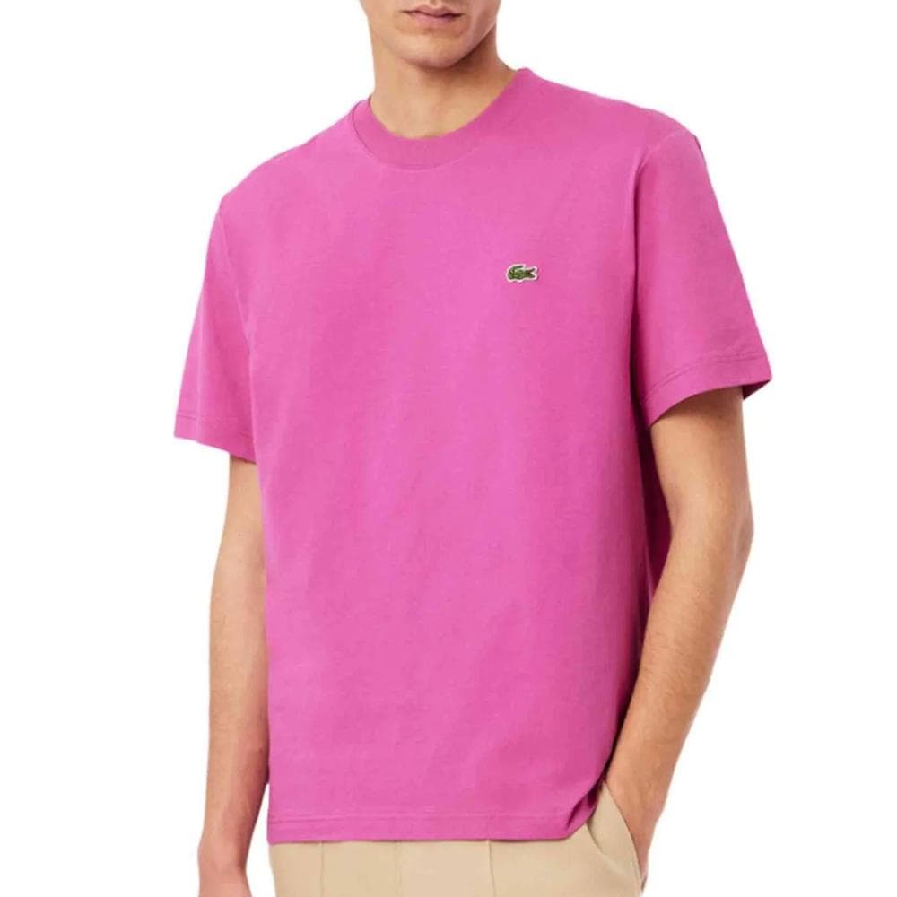 T-shirt Fuchsia Homme Lacoste TH7318 1