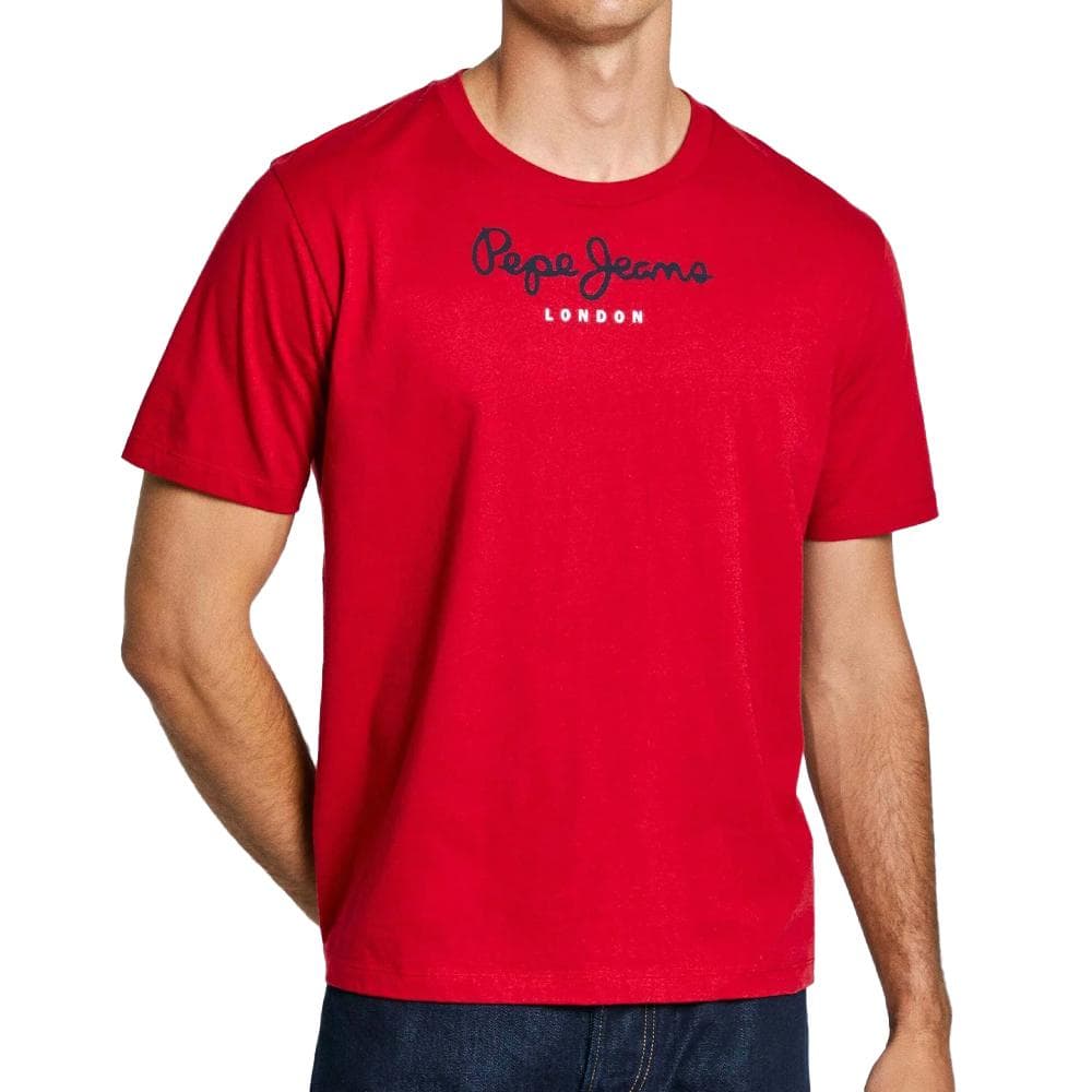 T-shirt Rouge Homme Pepe jeans Eggo SEB 1