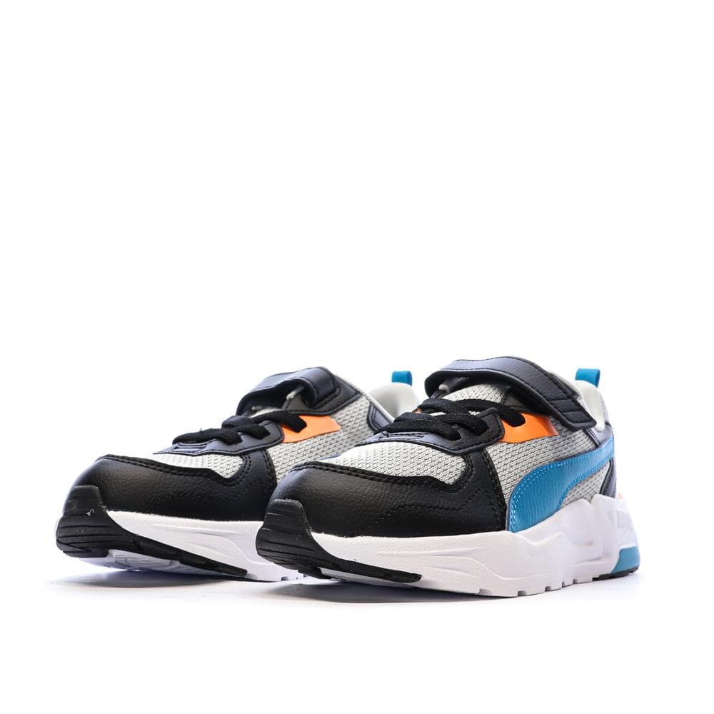 Baskets Grises/Bleu/Noires Garçon Puma Trinity Lite 6