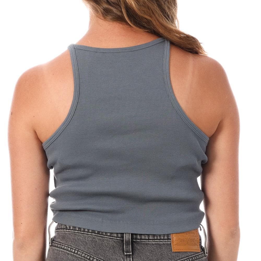 Débardeur Gris Femme Superdry Racer 2
