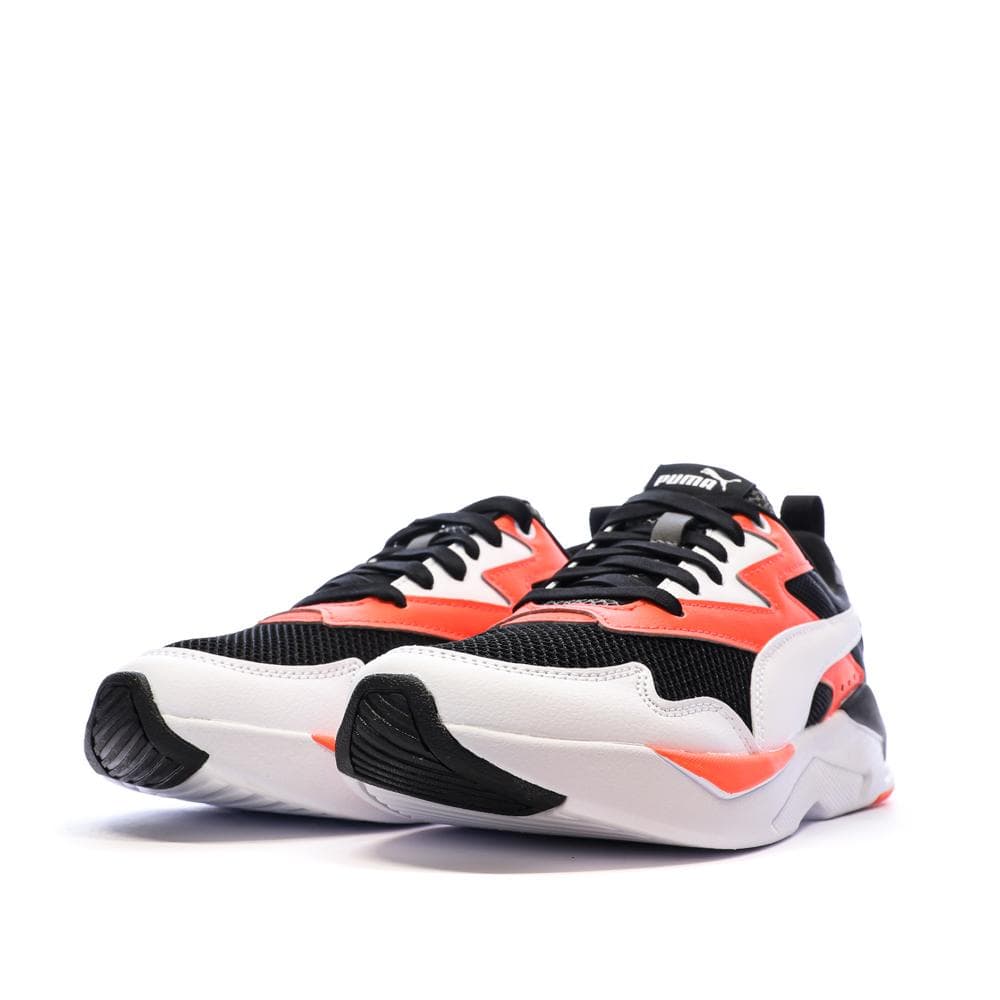 Baskets Noires/Blanches/Oranges Garçon Puma X-ray 6