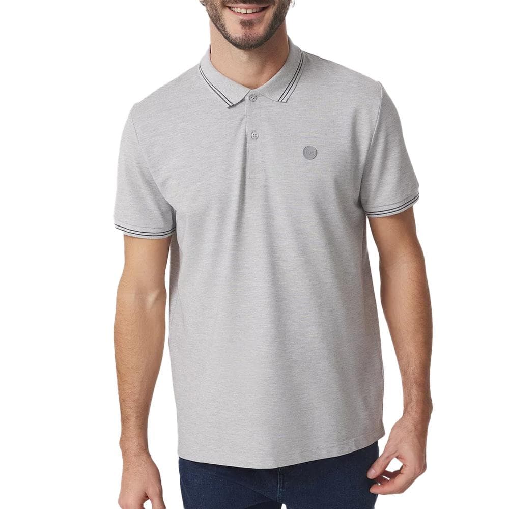Polo Gris Homme TBS ATTONPOL14027 1