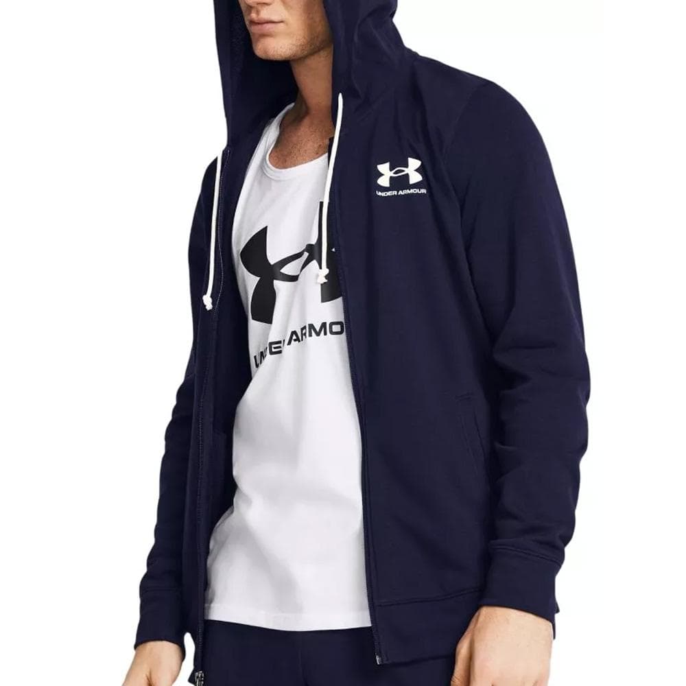 Veste Zippé Marine Homme Under Armour Rival 1