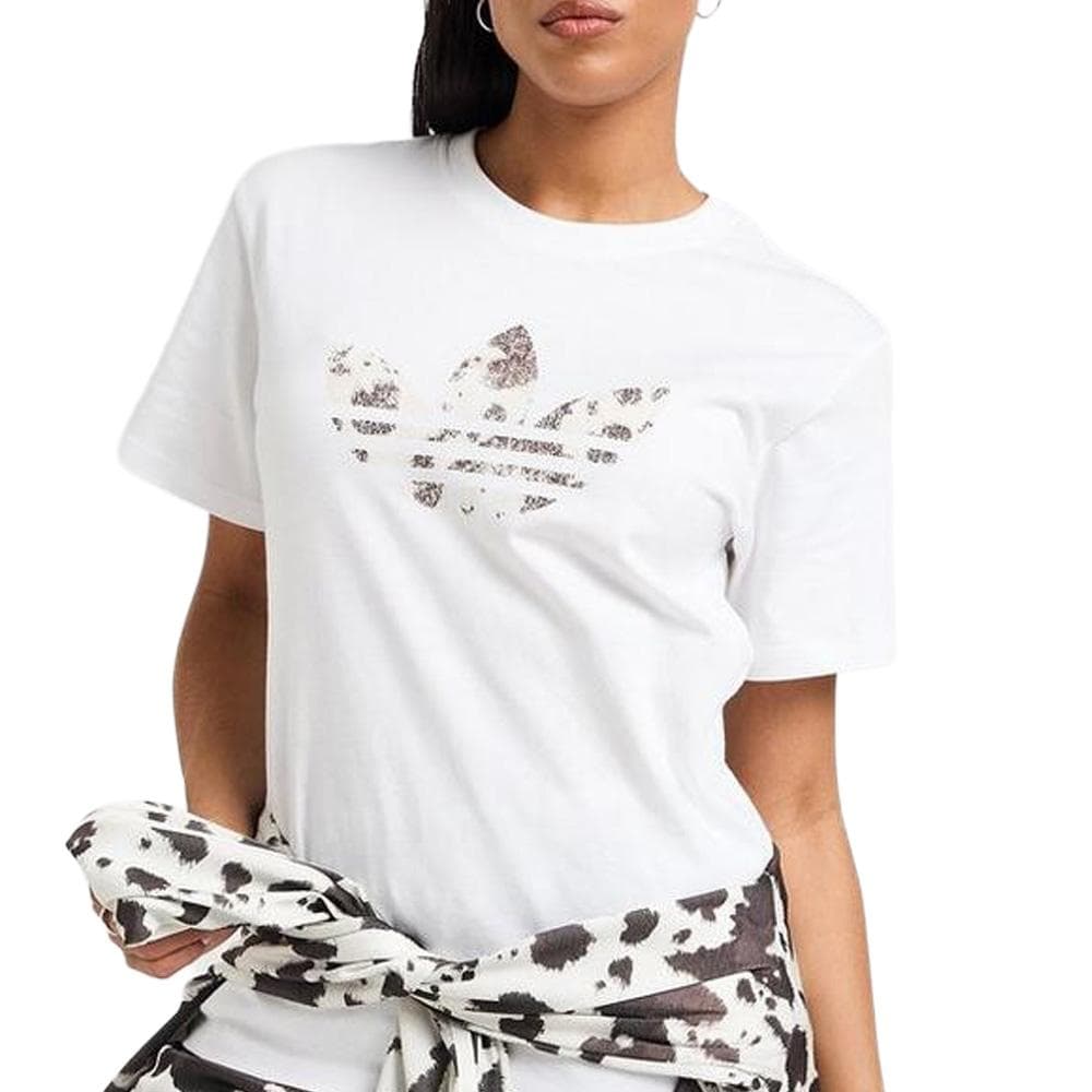 T-Shirt Blanc Homme Adidas TRF 1