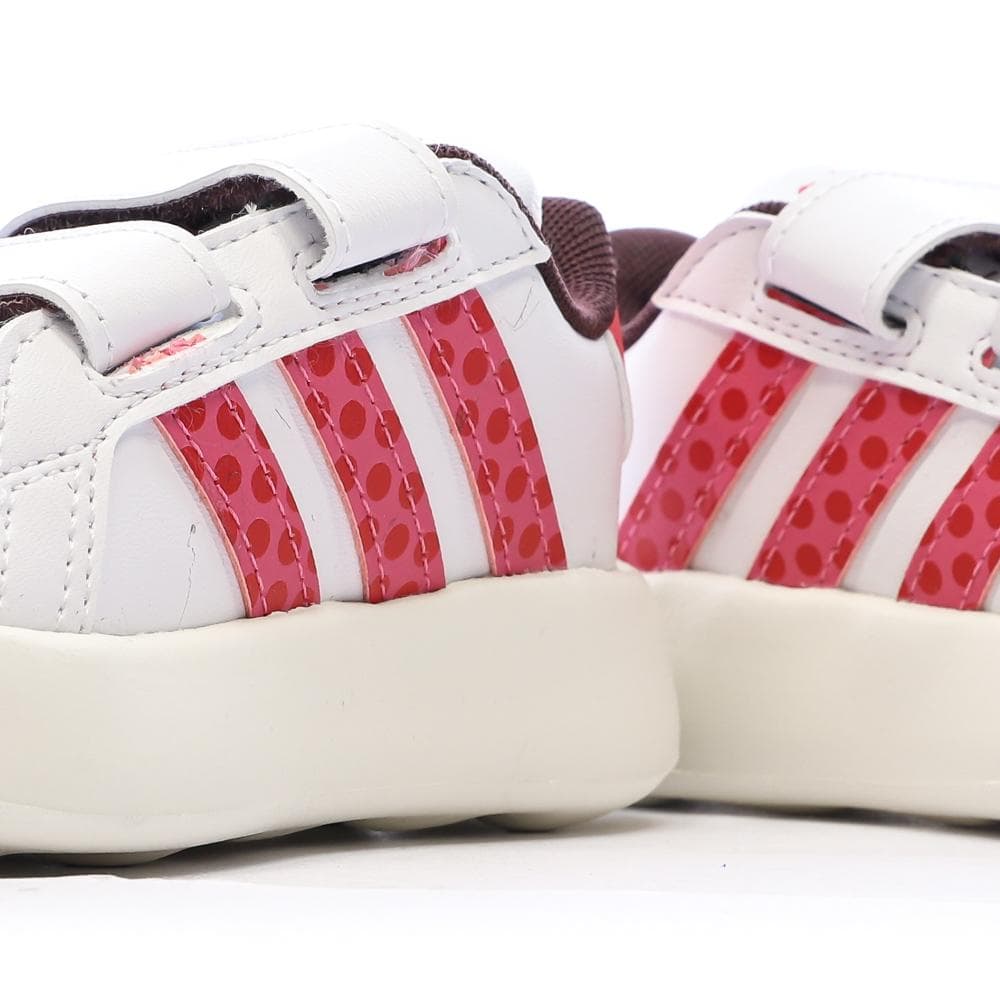 Baskets Blanches/Rouges Fille Adidas Grand Court Minnies 7