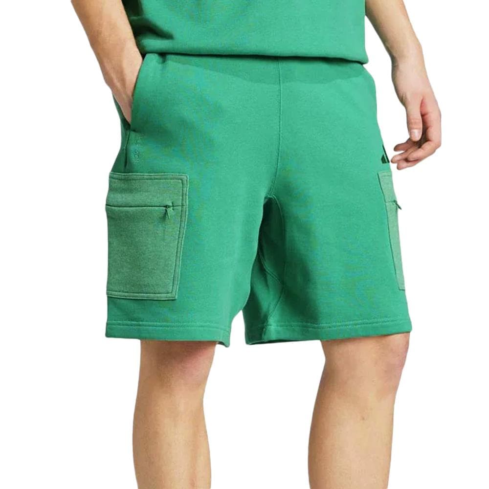 Short Vert Homme Adidas JN9485 1