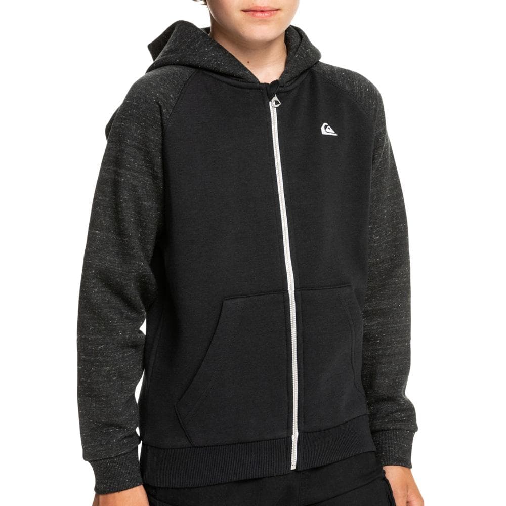 Sweat Zippé Noir Homme Quiksilver Easydzipyth 1