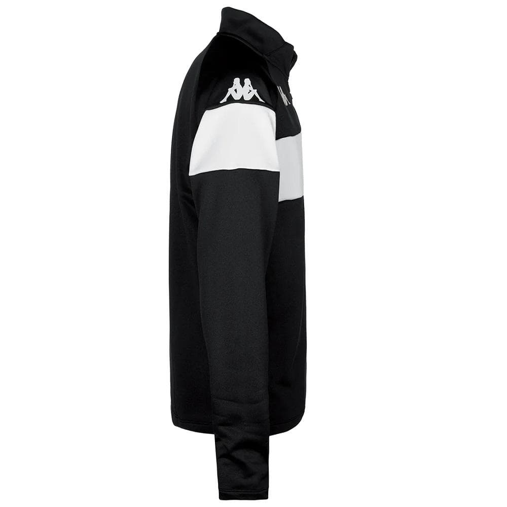 Sweat Noir/Blanc Homme Kappa Dovare 2