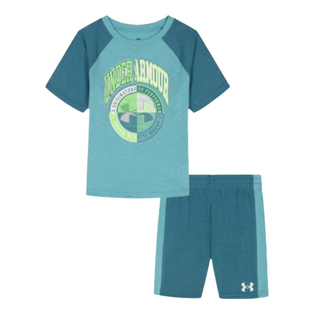 Ensemble Bleu Garçon Under Armour Rival 1