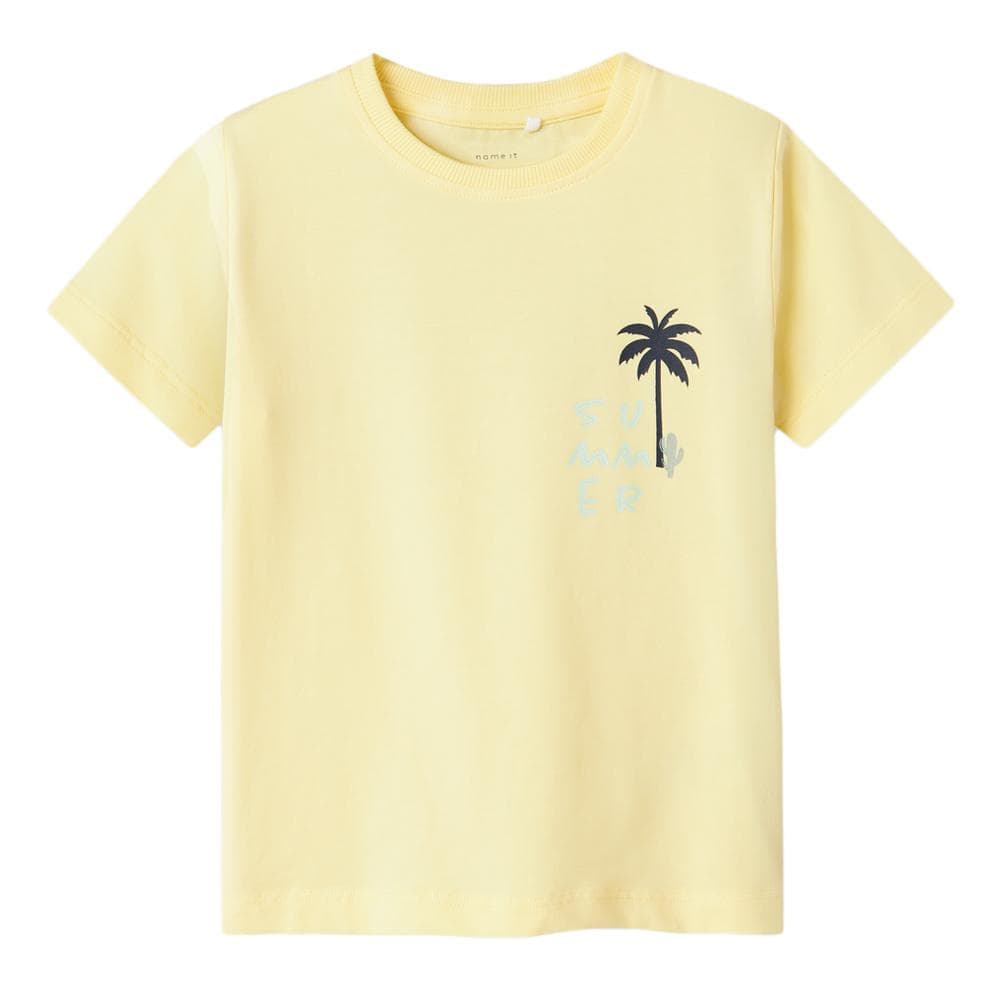 T-shirt Jaune Fille Name it Jerko 1