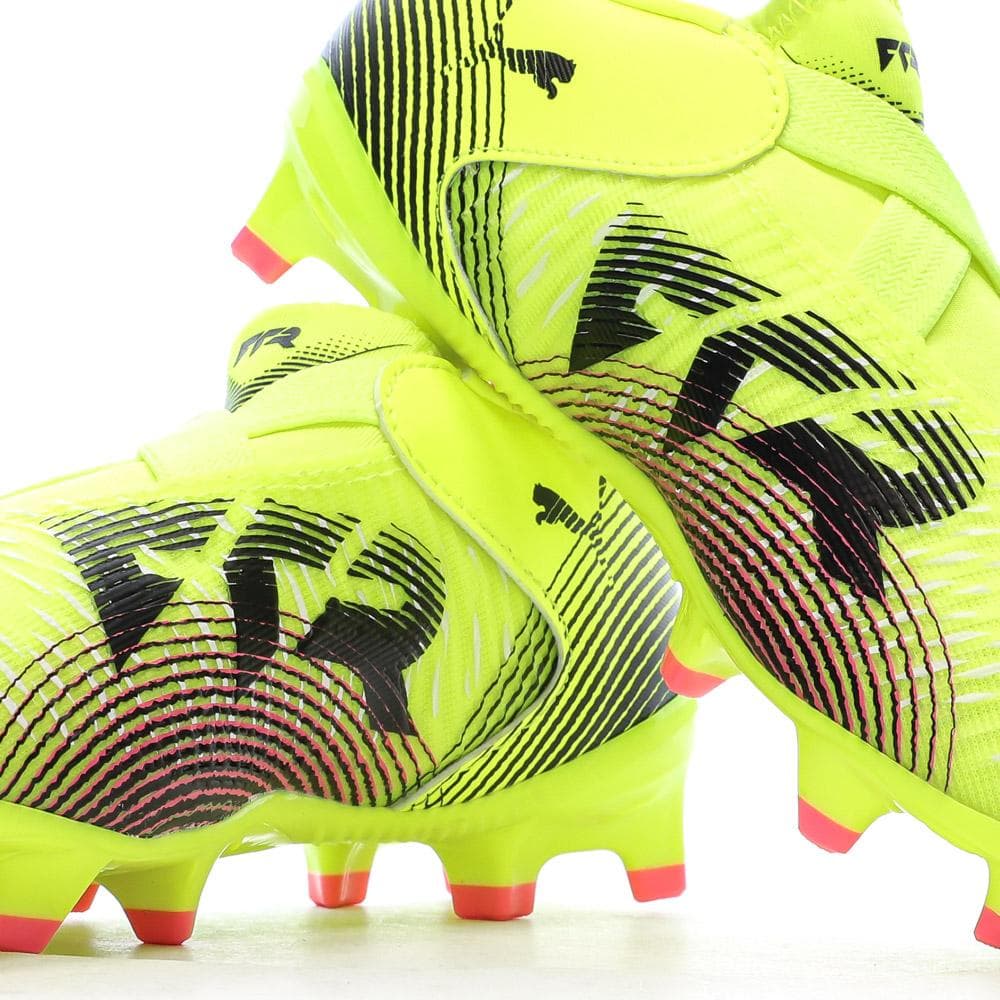 Chaussures de Foot Jaunes Junior Puma Future 8 Match Ll FG 7