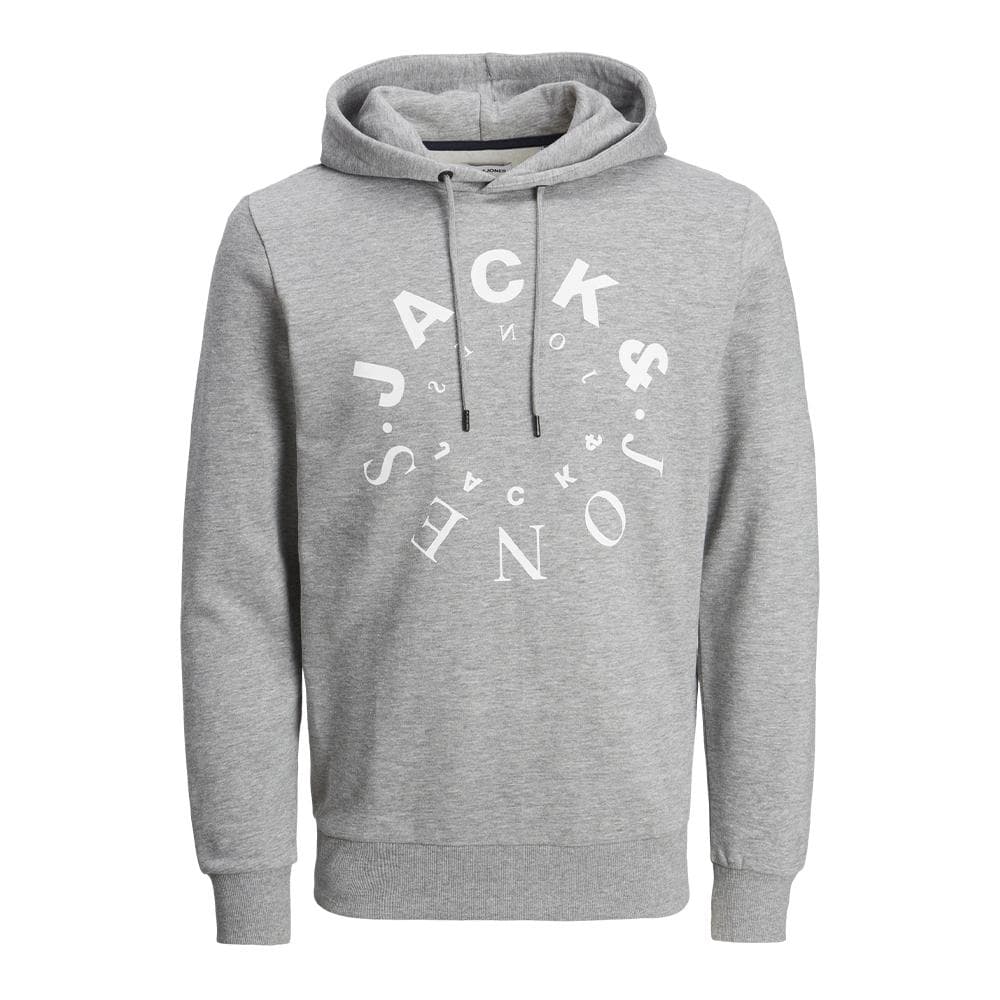 Sweat à Capuche Gris Homme Jack & Jones Warrior 1