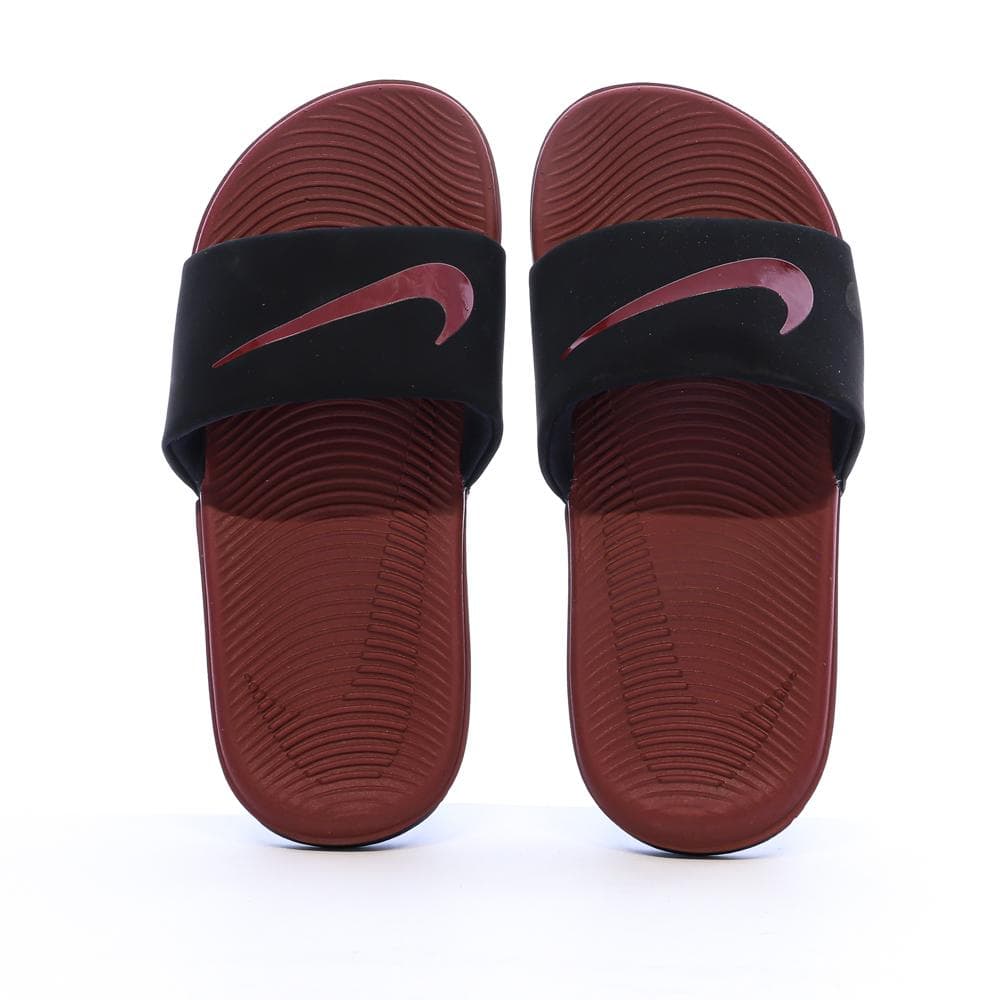 Sandales Bordeaux/Noires Homme Nike Kawa Slide 3