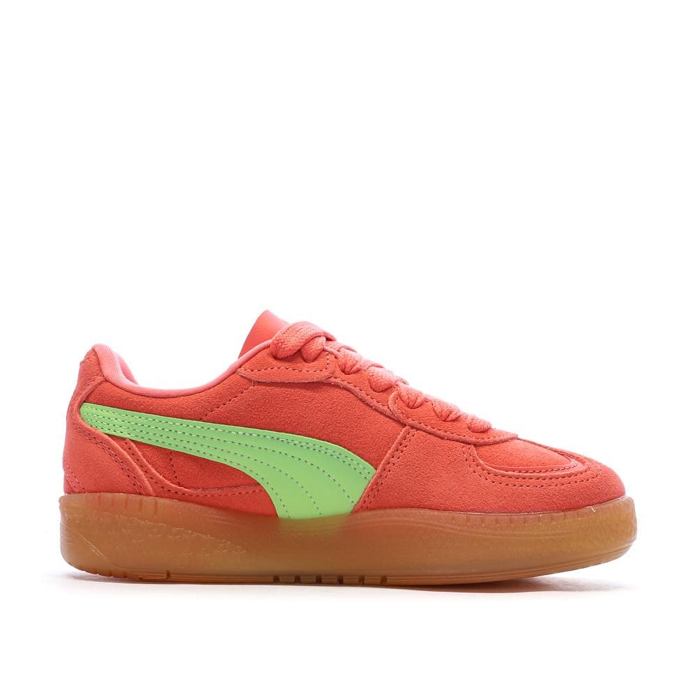 Baskets Oranges/Vertes Femme Puma Palermo Moda Xtra 2