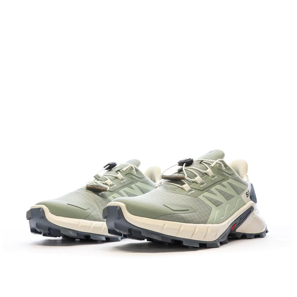 Chaussures de trail Vertes Femme Salomon Supercross 4W 6