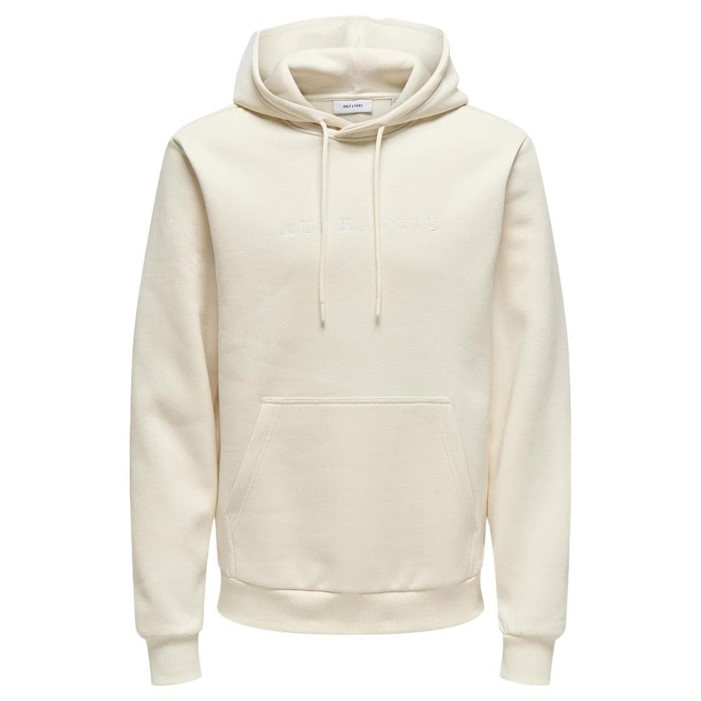 Sweat à Capuche Ecru Homme Only & Sons Connor 1