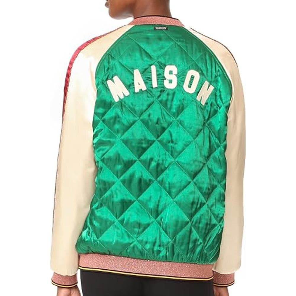 Bomber Vert Femme Scotch & Soda 136904 2
