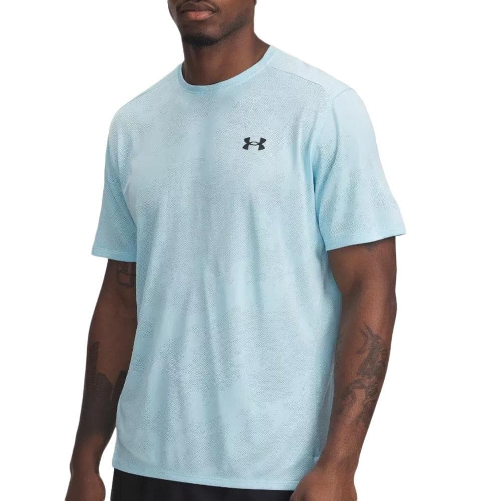 Maillot de Sport Bleu Homme Under Armour Ua Tech Vent 1
