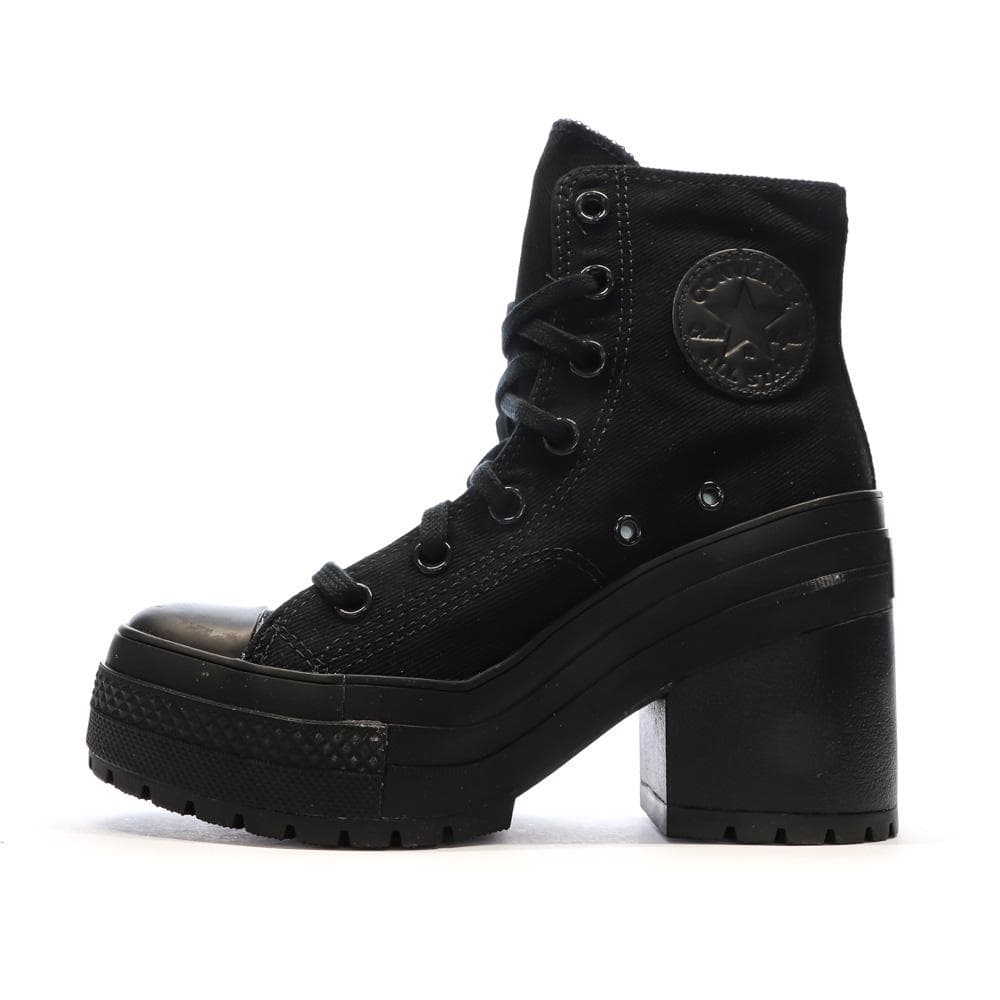 Baskets Noires Femme Converse Chuck 70 De Luxe Heel 1