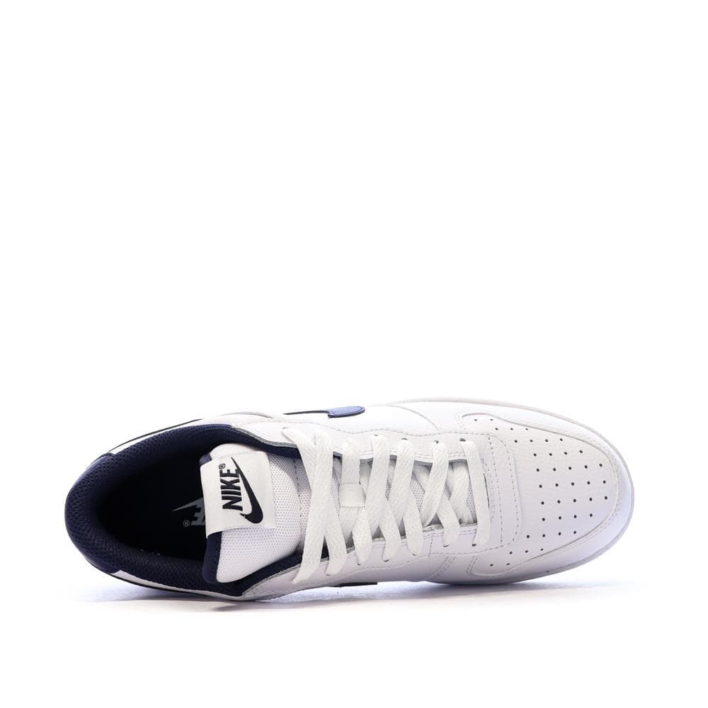 Baskets Blanches/Marines Homme Nike Big Nike Low 5