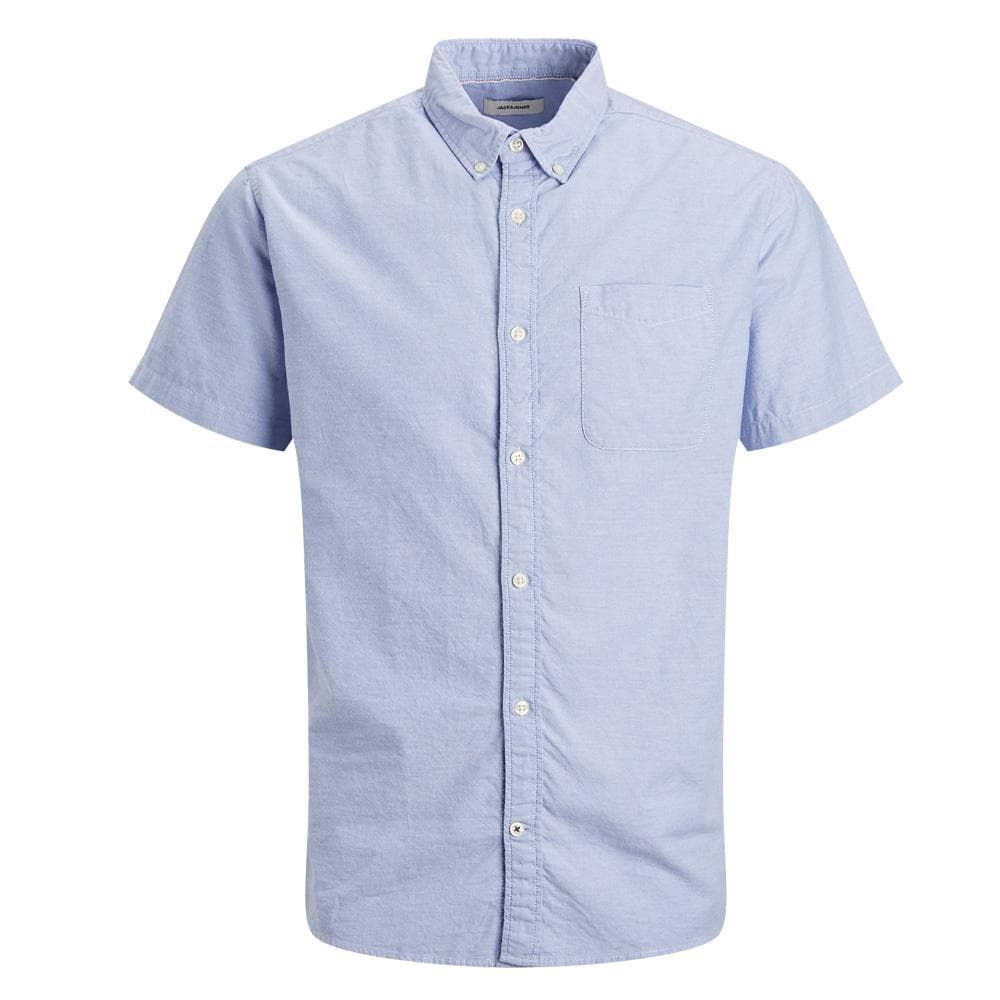 Chemisette Bleu Clair Homme Jack & Jones Hoxford Shirt 1