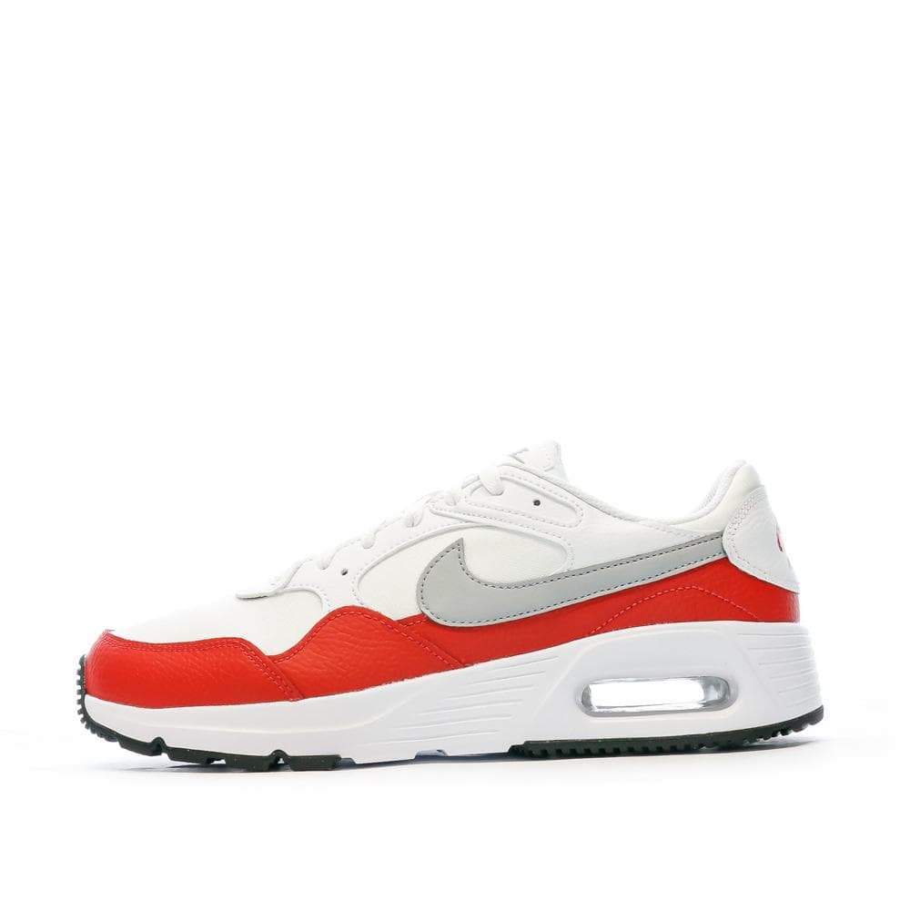 Baskets Blanches/Rouge Homme Nike Air Max 1